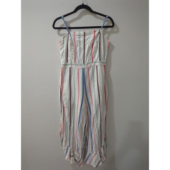 Red Carter Anthropologie Everly Jumpsuit - Picture 2 of 5